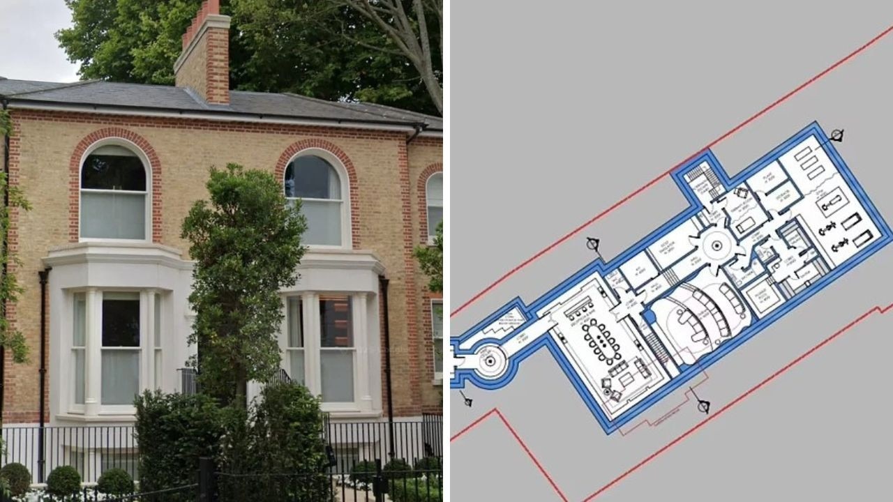 Neighbours at war over tycoon’s ‘iceberg’ basement. Picture: Google Maps; Supplied