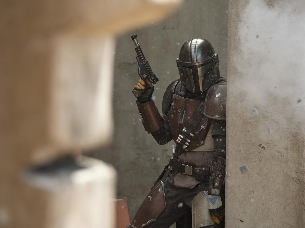 Ambitious eight-episode show The Mandalorian will launch with Disney+ tomorrow. Picture: Francois Duhamel/Disney Plus via AP