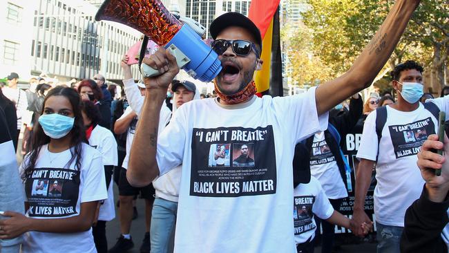 A Black Lives Matter protest march was held at the same place last weekend. Picture: Lisa Maree Williams/Getty Images