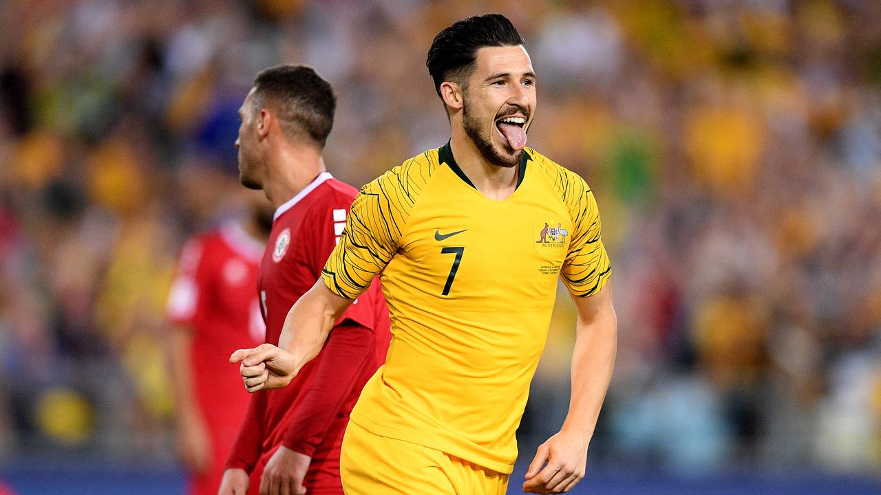 Mathew Leckie. (AAP Image/Dan Himbrechts) 