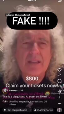 Brian May shares horror after becoming the target of an AI scam