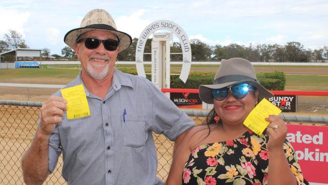 Greg Hewson and Saby Cordie backed a winner on 2023 Melbourne Cup Day.