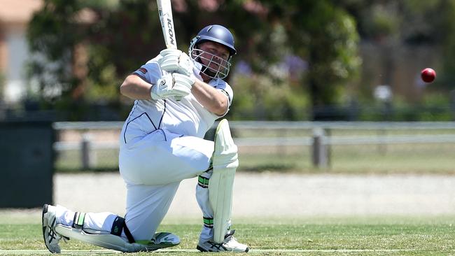 Lindon Dowsett in action for Diggers Rest Bulla. Picture: Hamish Blair