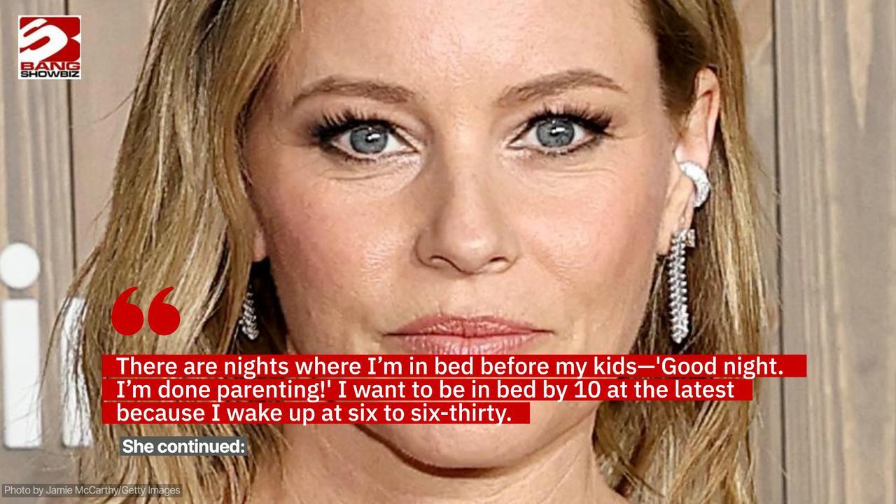 Elizabeth Banks struggles to find time to sleep as a busy mother