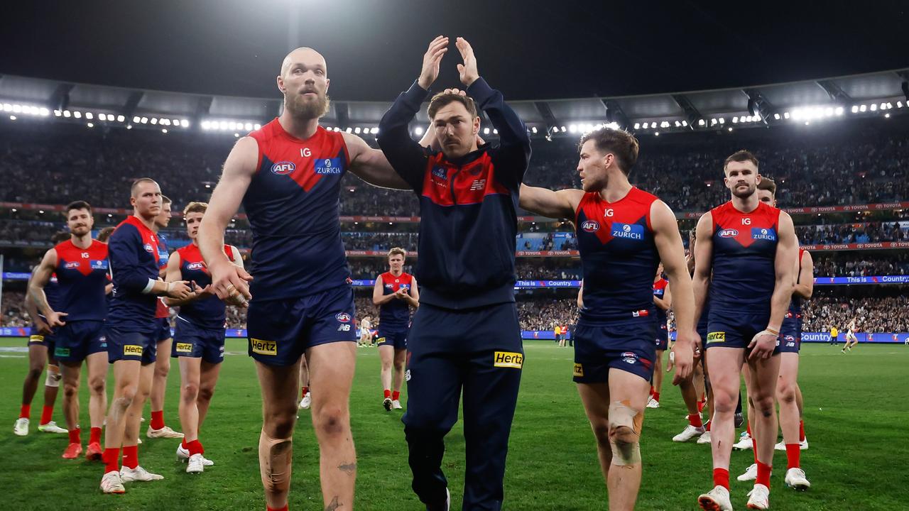 Could the retiring Michael Hibberd have been a better option for the Demons? Picture: Dylan Burns/AFL Photos via Getty Images