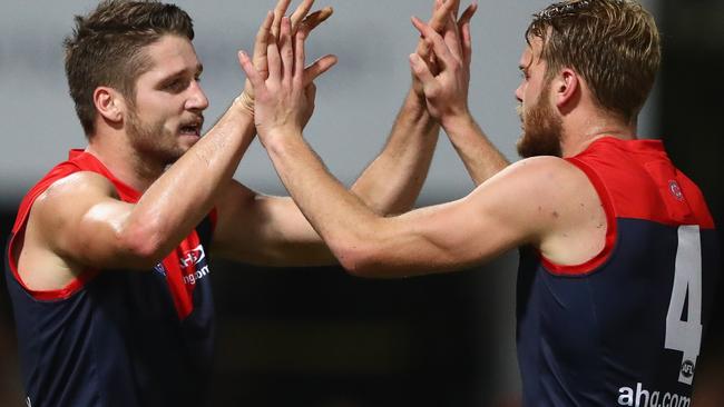 Jesse Hogan and Jack Watts have formed a strong combination. Picture: Getty Images