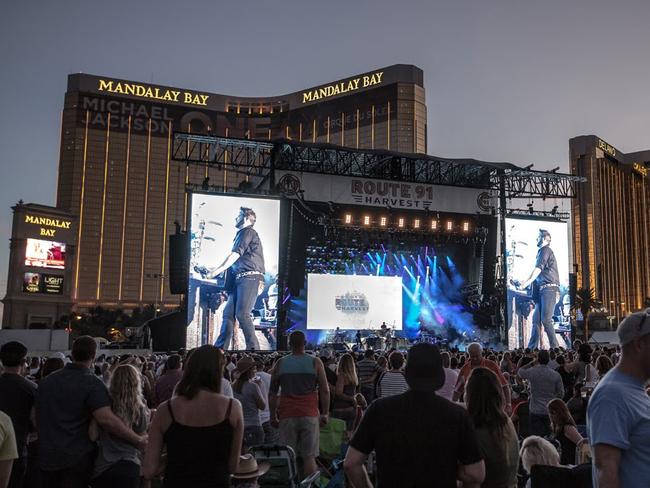 Facebook image of Route 91 Country Music Festival at the Mandalay Bay Hotel in Las Vegas before the shooting happened.