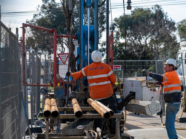 Works have begun on the first stage of the Suburban Rail Loop, trains aren't set to hit the tracks until 2035.