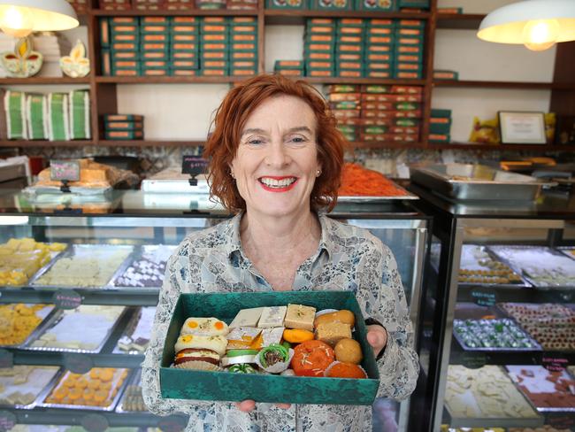 Food expert Joanna Savill at Chatkazz Sweets in Harris Park today. Picture: Tim Hunter