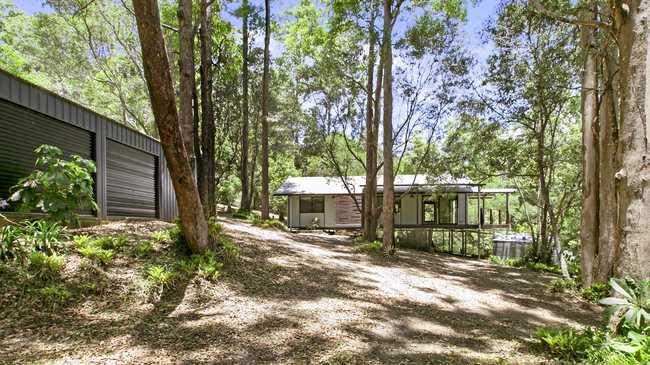 Modern steel-framed home in private setting