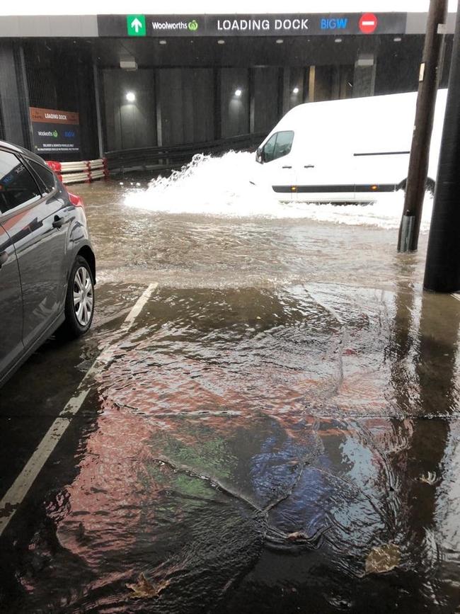 Parts of South Yarra were underwater. 