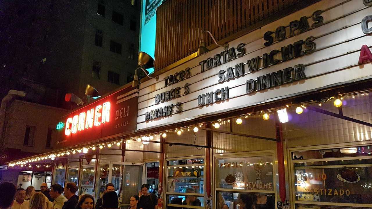 La Esquina, aka The Corner Deli, from the street. Picture: Geoff Egan