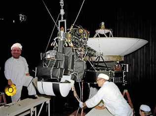 LEAP FORWARD: NASA crews working on the Voyager space probe. Picture: Contributed