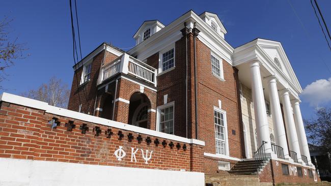 Phi Kappa Psi said it planned “to pursue all available legal action against the magazine” over the story, which appeared in November. Picture: AP Photo/Steve Helber