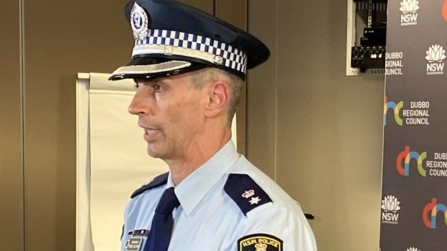 Orana Mid-Western Police District Commander Superintendent Danny Sullivan says police will be out in force to monitor lockdown compliance in Dubbo. Picture: Ryan Young