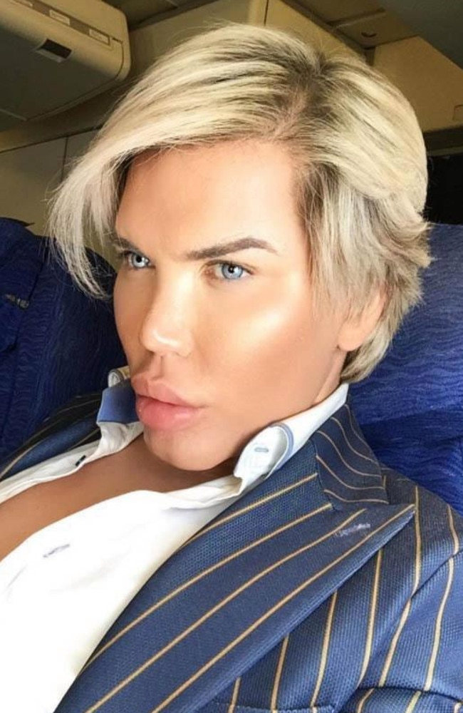 He has had 72 cosmetic surgeries but is now looking at ones that don’t involve general anaesthesia in order to maintain his look Picture: Rodrigo Alves