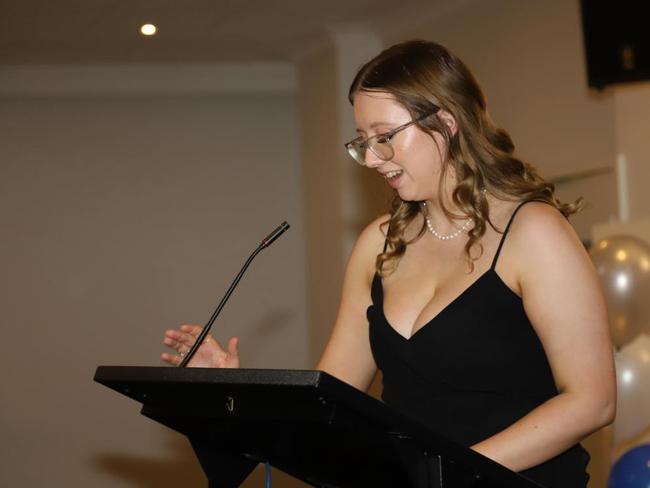 Jasmine Raleigh after winning Young Citizen of the Year for Strathbogie Shire. Picture: Supplied