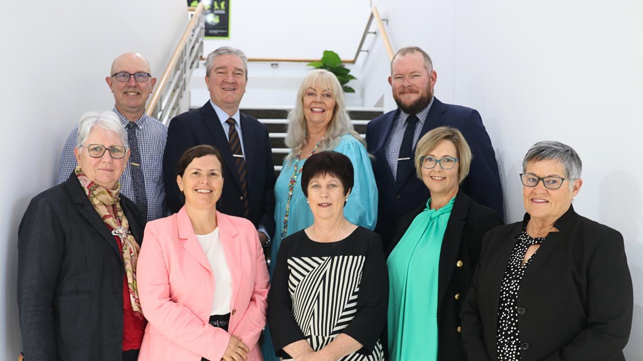 Central Highlands Regional Council councillors and Mayor Kerry Hayes.