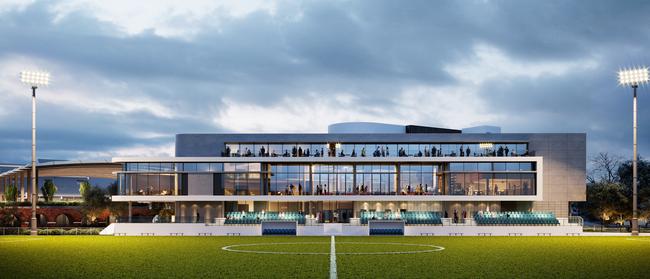 Supplied Editorial Artist impression of the new Hakoah Club for White City. Grandstand.