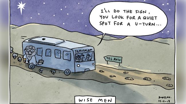 Jon Kudelka Letters Cartoon for 15-11-2018. Version: Letters Cartoon  (1280x720 - Aspect ratio preserved, Canvas added)COPYRIGHT: The Australian's artists each have different copyright agreements in place regarding re-use of their work in other publications.Please seek advice from the artists themselves or the Managing Editor of The Australian regarding re-use.