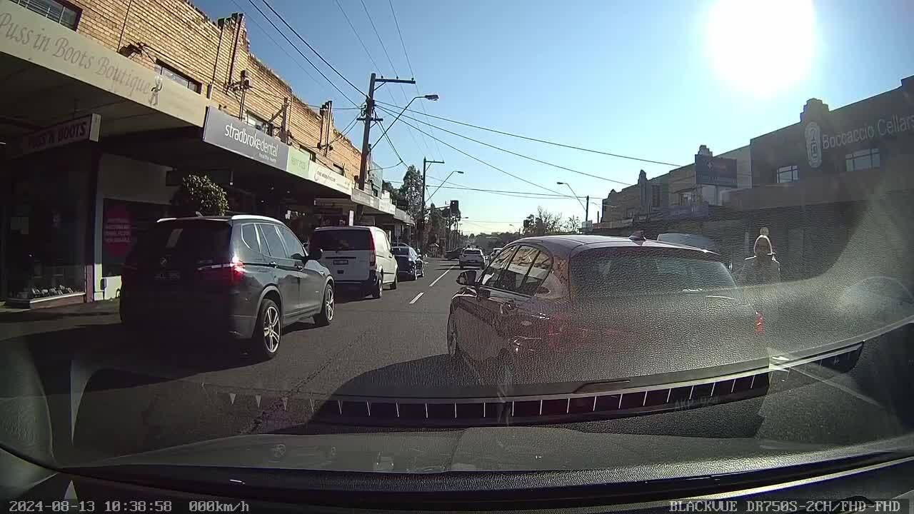 Entitled 'Karen' stops traffic in Kew