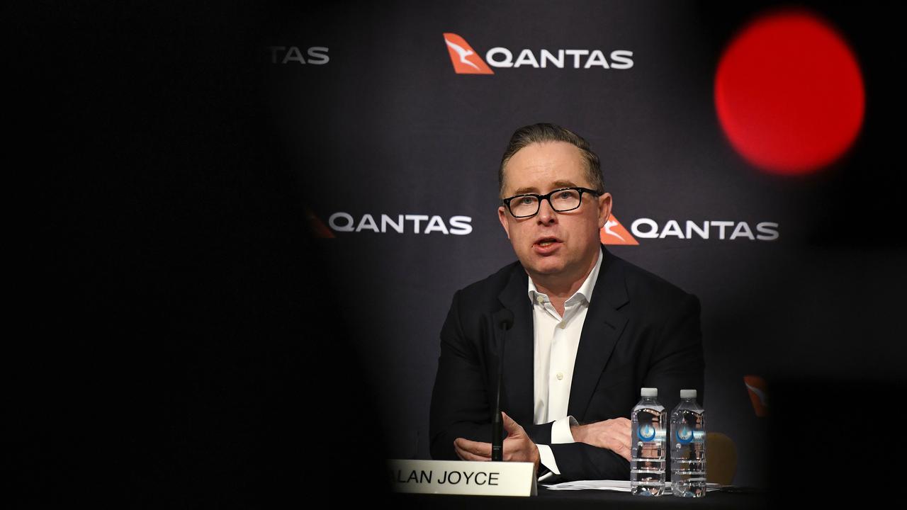 It was a dark day for Qantas. Picture: Bianca De Marchi/AAP