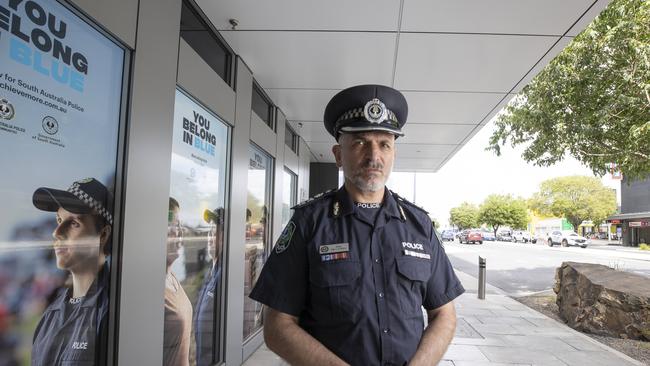 SA Police Assistant Commissioner John De Candia. Picture Brett Hartwig