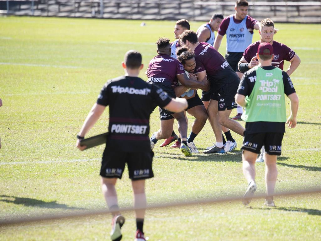 Hasler is planning on being at Brookvale Oval on the first day of off-season training in November. Picture: Daily Telegraph.