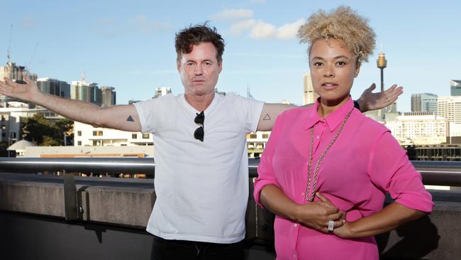 Angus McDonald  and Connie Mitchell of Sneaky Sound System are now proud parents. Picture: Christian Gilles