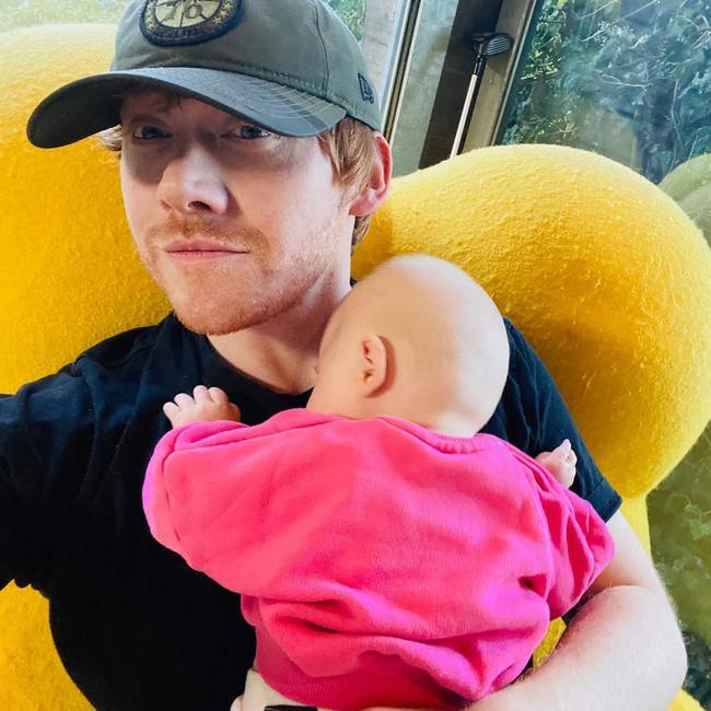 Grint welcomed also welcomed their first baby, Wednesday, in 2020. Picture: Instagram