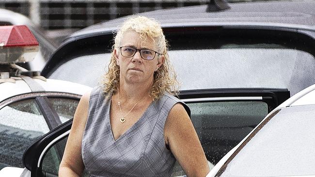 Sonya Mariee Whitestyles arrives at Southport Watchhouse. Picture: NIGEL HALLETT