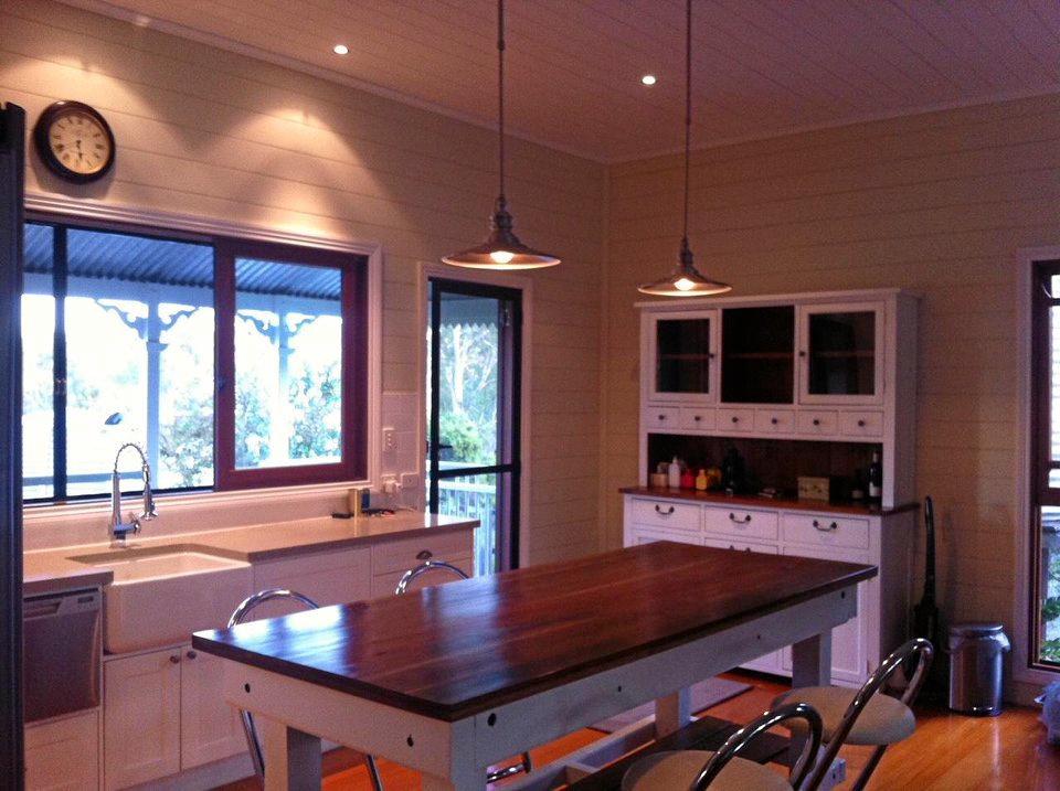 Troy Nothdurft and Phillip Coleman renovated this farmhouse in Ropeley. Picture: Contributed