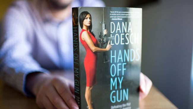 Dana Loesch’s book Hands Off My Gun. Picture: AFP