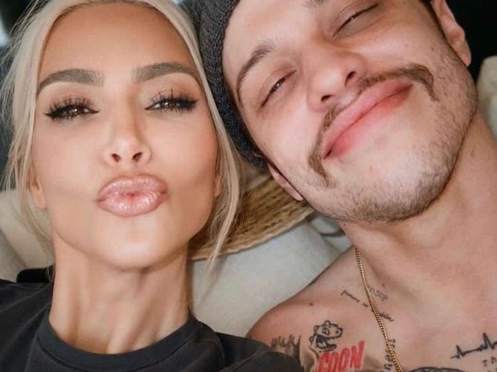 Kim’s last serious relationship was with comedian Pete Davidson. Picture: Instagram