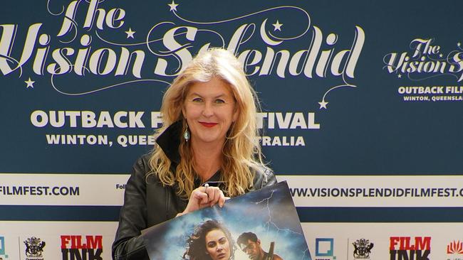 Victoria Wharfe McIntyre at Vision Splendid Outback Film Festival.