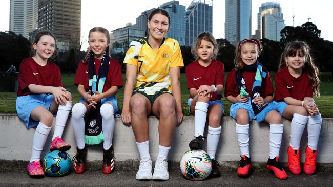 Matildas players like Steph Catley will have the chance to inspire even more future stars.