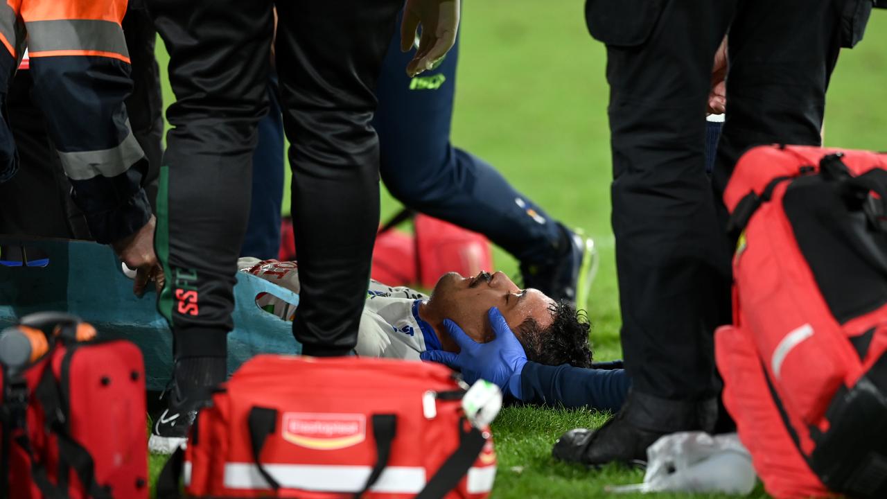 Corey Harawira-Naera has found an ally in his recovery from an on-field seizure in Round 13. Picture: NRL Photos.