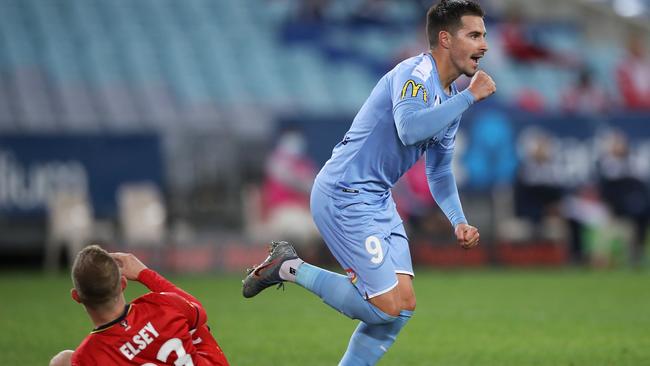 Jamie Maclaren will be a key element in City’s title chase. Picture: Getty Images