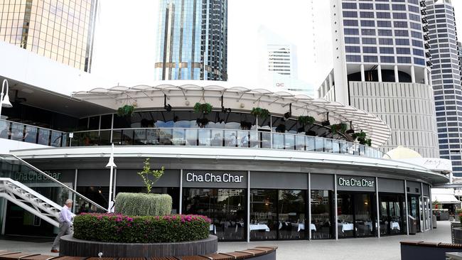 March 2019: Cha Cha Char restaurant at Eagle Street Pier. Picture: AAP/David Clark