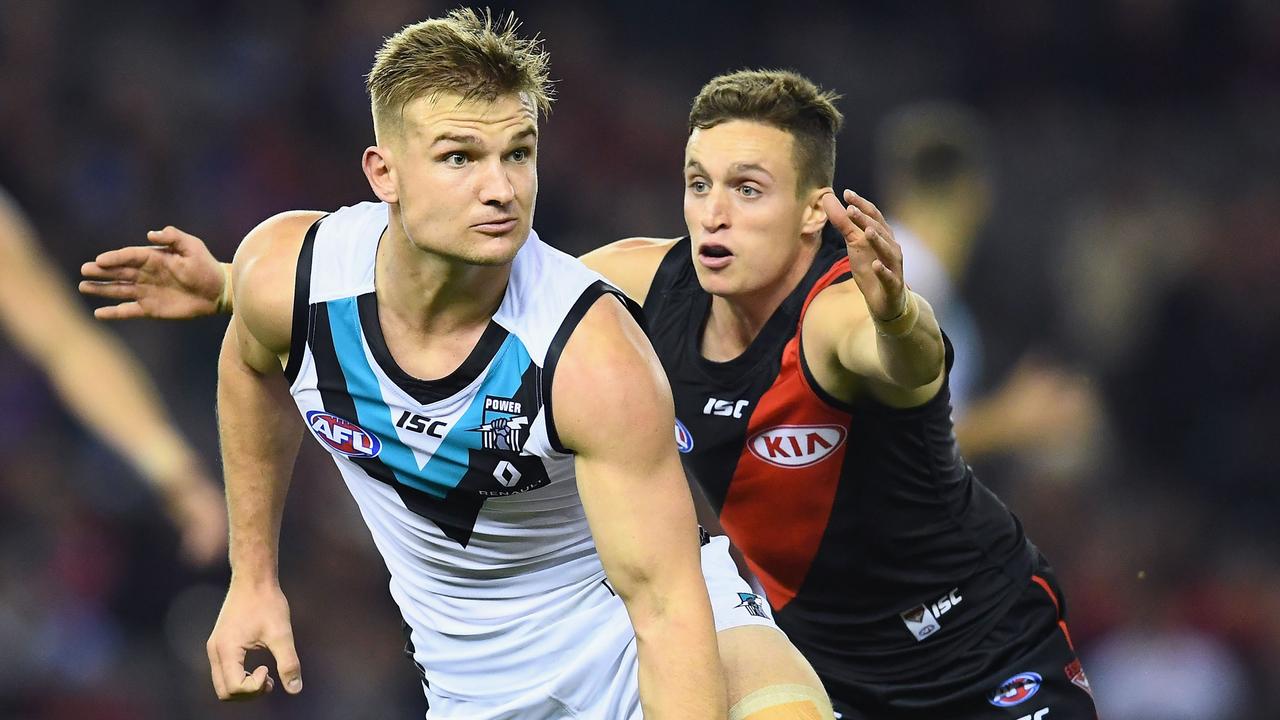 Port Adelaide is expected to keep Ollie Wines and opt against another bid for Orazio Fantasia. (Photo by Quinn Rooney/Getty Images)