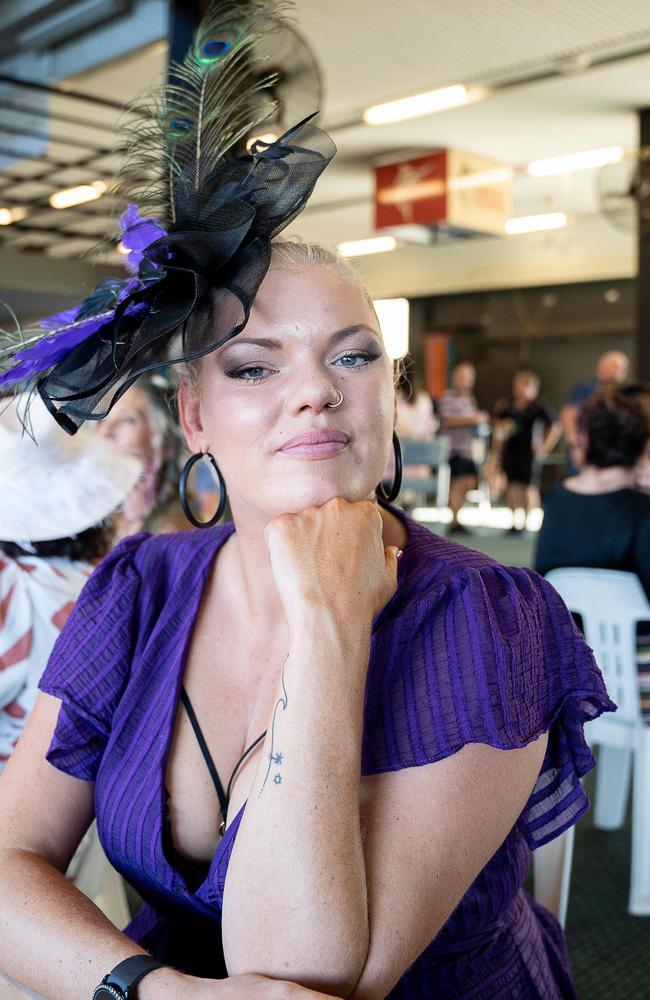 Jennifer Raby at the 2023 Darwin Cup Carnival Ladies Day. Picture: Pema Tamang Pakhrin
