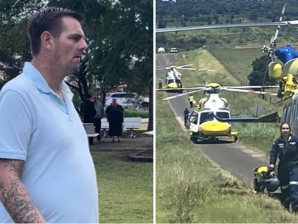 Raymond Scott James, who caused a devastating car crash, which required three rescue helicopters, has pleaded guilty to driving with drugs in his system and failing to give way.