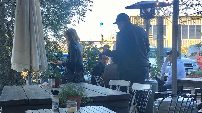 Reunited? Elon Musk and Amber Heard spotted together August 10 at Paddock Bakery, Miami, Gold Coast.