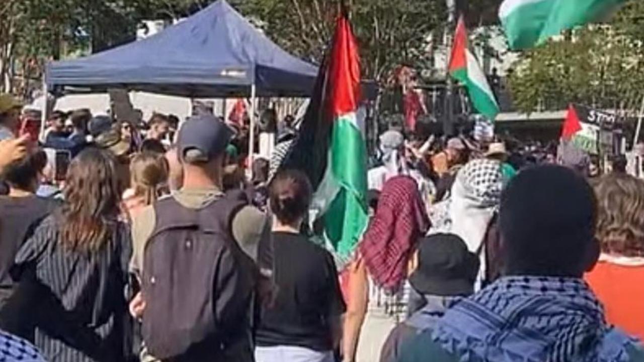 Pro-Palestinian rally in Brisbane held for the second time in four days ...