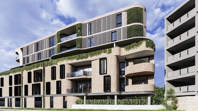 Renders of a York St apartment building that is under construction. Picture: Supplied.