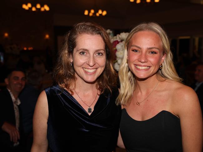 Kerry Gibson and Joanna Mott at The Wildlife for Tomorrow Charity Gala 2024 at the Homestead Currumbin Wildlife Sanctuary for Gold Coast for Gold Coast at Large. Picture, Portia Large.