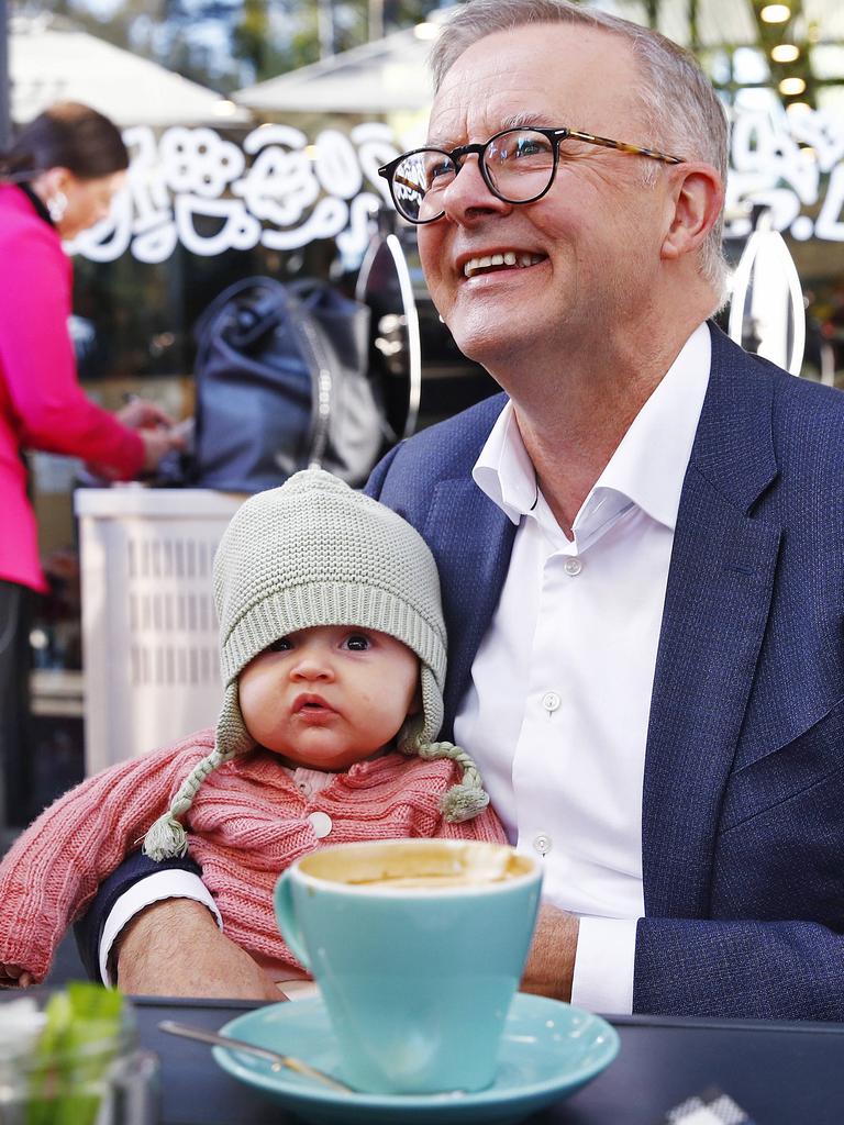 Babies on the campaign trail. Picture: Sam Ruttyn