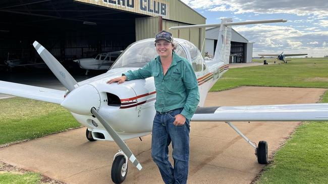 Rhiley Kuhrt was a student at the Darling Downs Aero Club.