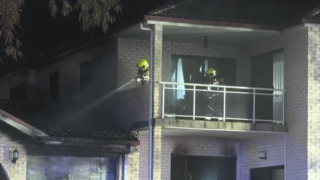 The fire caused smoke damage to the rest of the house. Picture: TNV