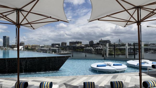 The pool at the Crown Towers.